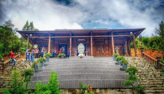 Kiến trúc độc đáo của chùa Linh Quy Pháp Ấn Đà Lạt