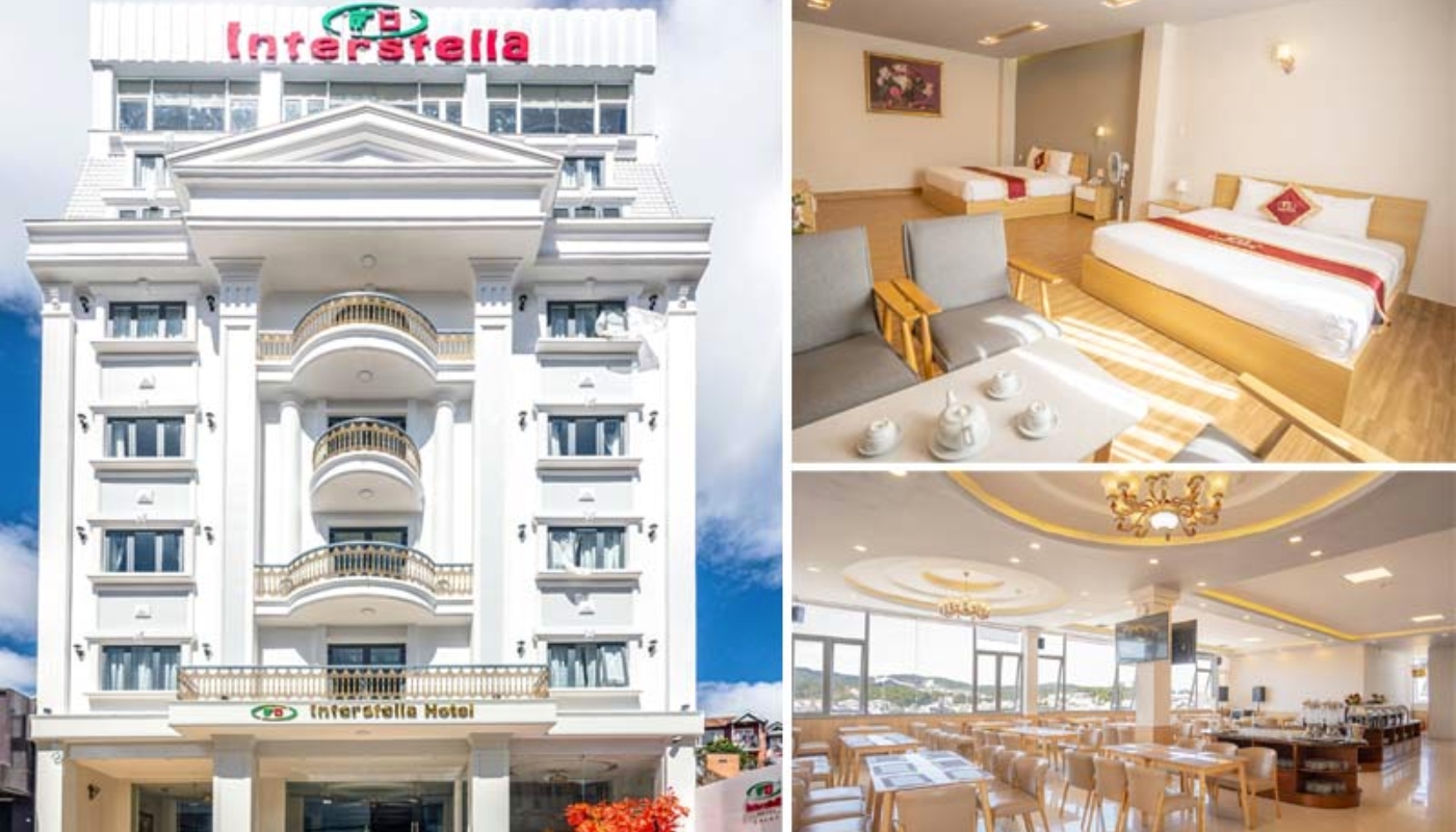 Khách sạn Đà Lạt gần Hồ Xuân Hương - Interstella Hotel