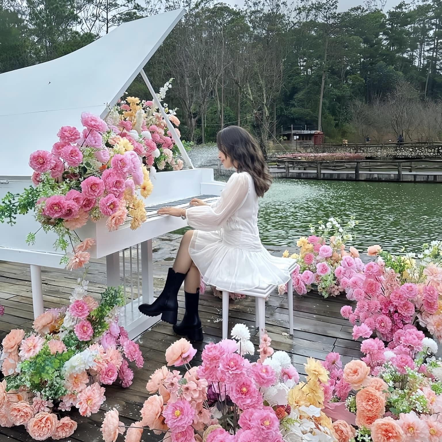 Góc check-in siêu xinh tại Fresh Garden